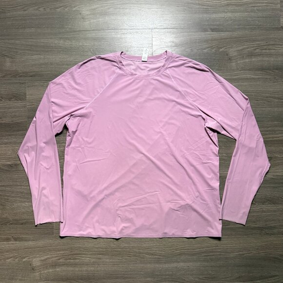 Lululemon Women's Sun Shelter Long Sleeve Rash Guard - Pink - Picture 3 of 9